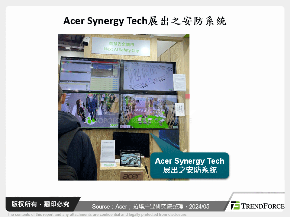 Acer Synergy Tech展出之安防系统  