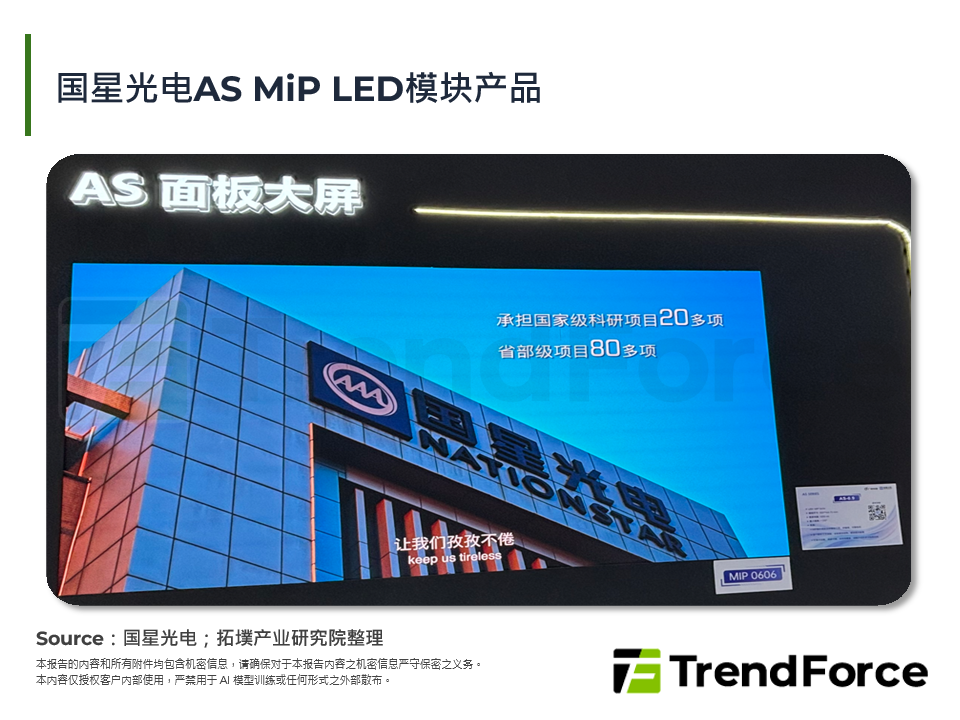 国星光电AS MiP LED模组产品