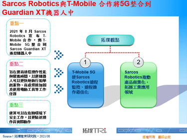 Sarcos Robotics与T-Mobile 合作将5G整合到Guardian XT机器人中